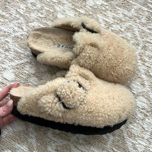 Birkenstock/Papillio Boston Big Buckle Platform Shearling